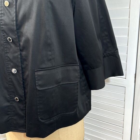 Adrienne Vittadini Jacket Size XL Black NWOT - Picture 8 of 11